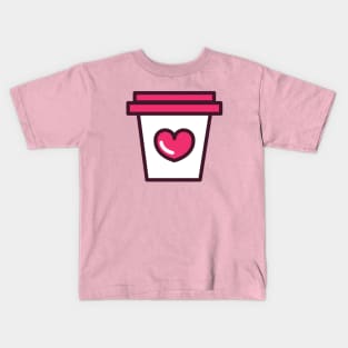 LOVE COFFEE Kids T-Shirt